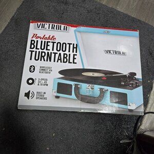 Victrola Portable3-Speed Turntable Bluetooth Record Player VSC-550 BT